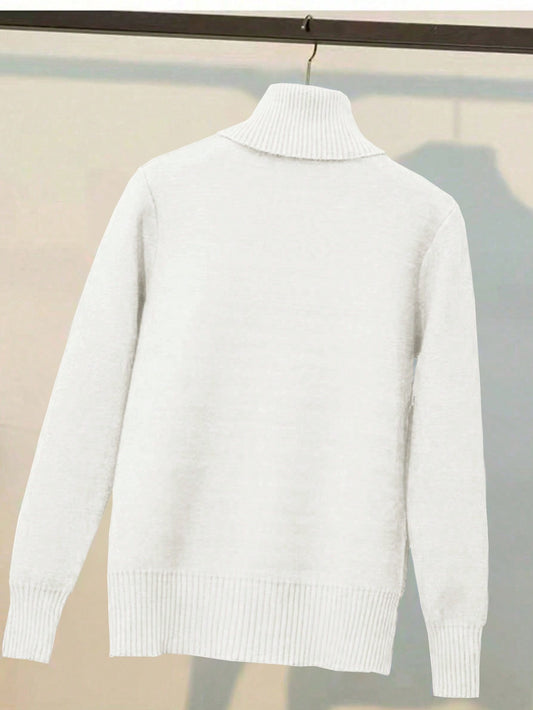 Winter Flow Knit – Bajo Asimétrico Confortable