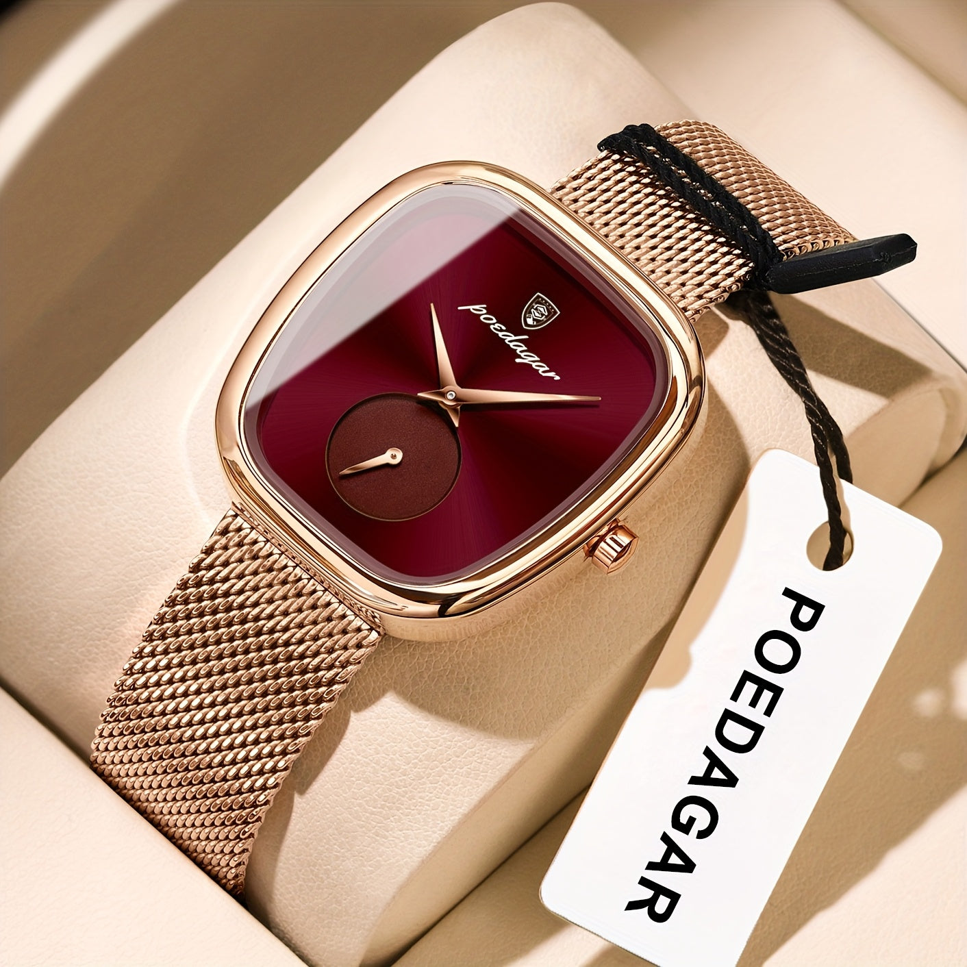 Aurum Mesh Square – Diseño Atemporal en Acero Inoxidable